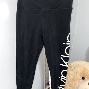 calvin klein black leggings